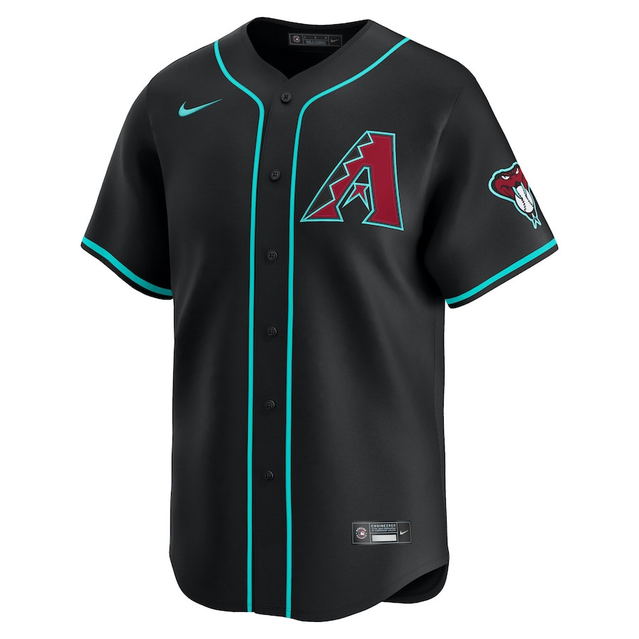 Alternative view of Corbin Carroll 7 Arizona Diamondbacks Alternate Limited Player Men Jersey - Black