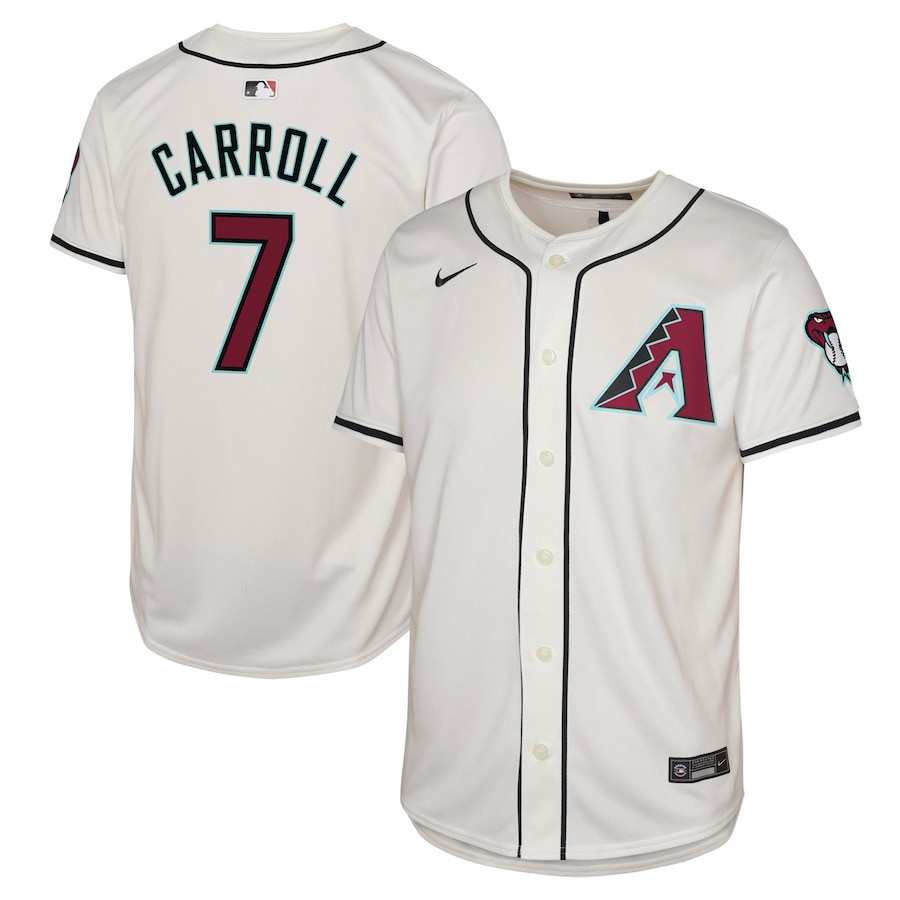 Corbin Carroll 7 Arizona Diamondbacks Home Limited Player YOUTH Jersey - White
