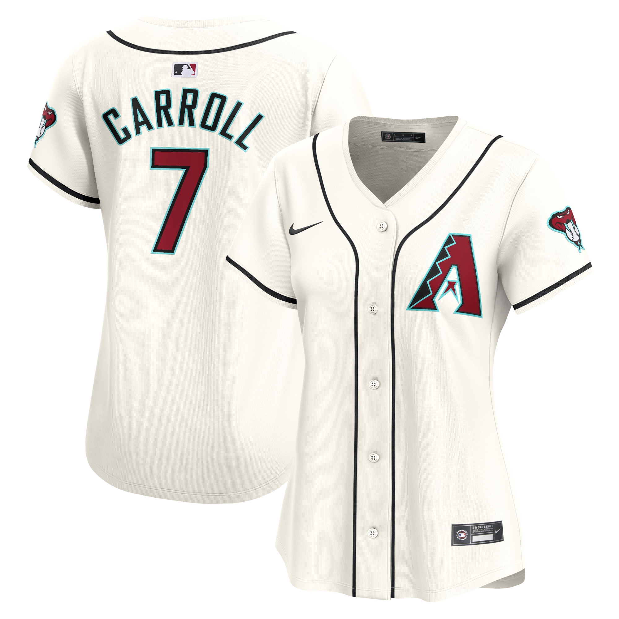 Corbin Carroll Arizona Diamondbacks Women's Home Limited Player JerseyÃƒâ€šÃ‚Â ÃƒÂ¢Ã¢â€šÂ¬Ã¢â‚¬Å“ White