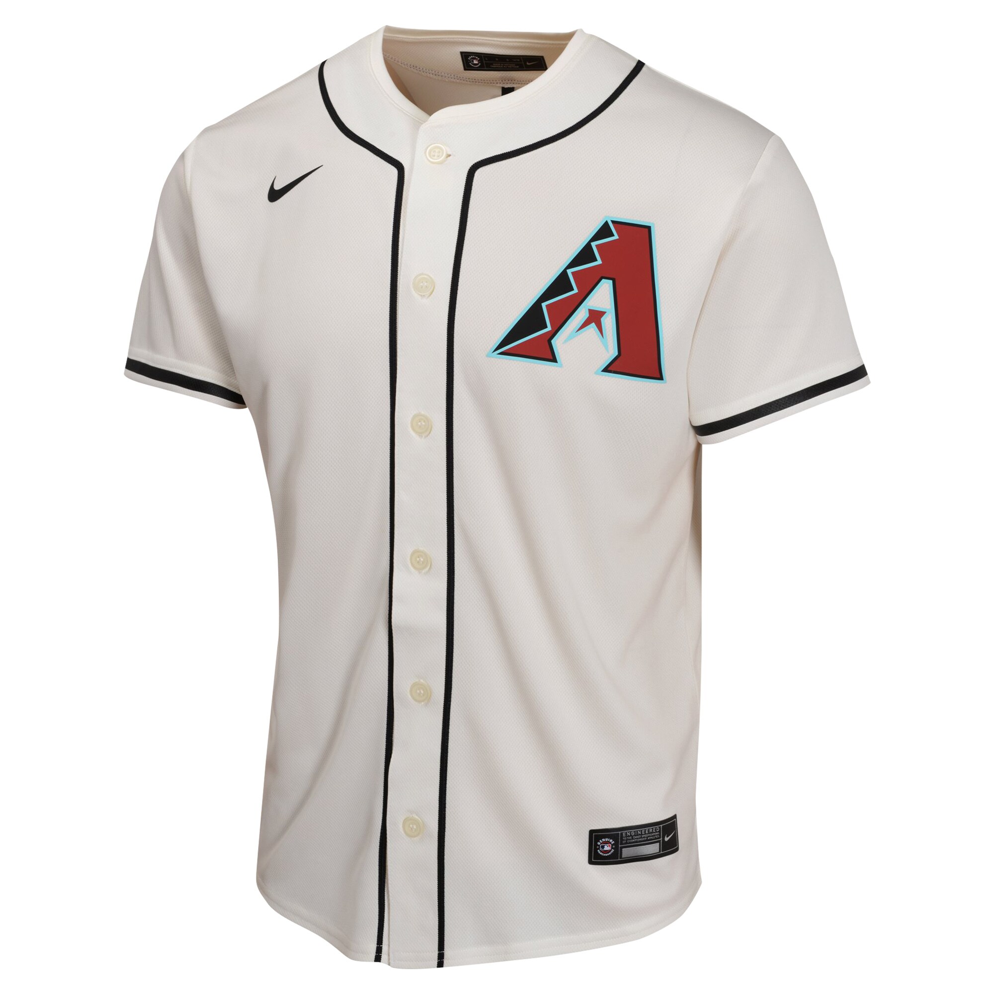 Alternative view of Corbin Carroll Arizona Diamondbacks Youth Home Game Player Jersey - White