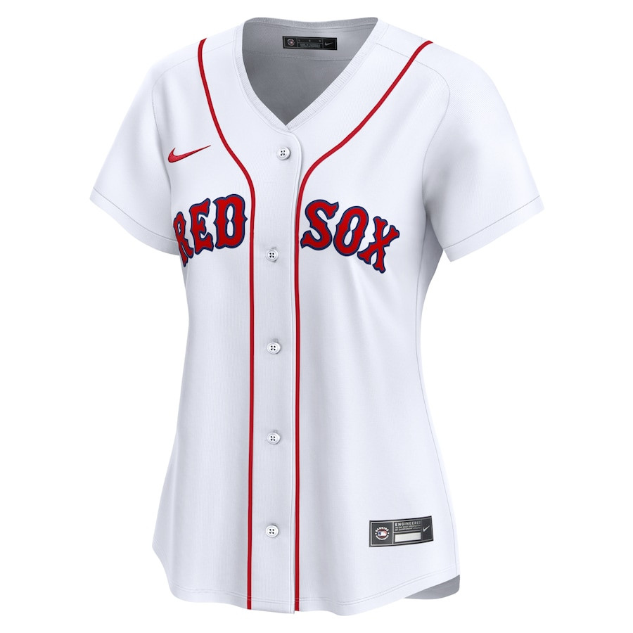 Alternative view of Corey Kluber 28 Boston Red Sox Women Home Limited Player Jersey - White