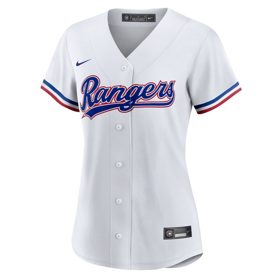 Alternative view of Corey Seager 5 Texas Rangers Journey 2023 Home Player Women Baseball Jersey - White - JS796 