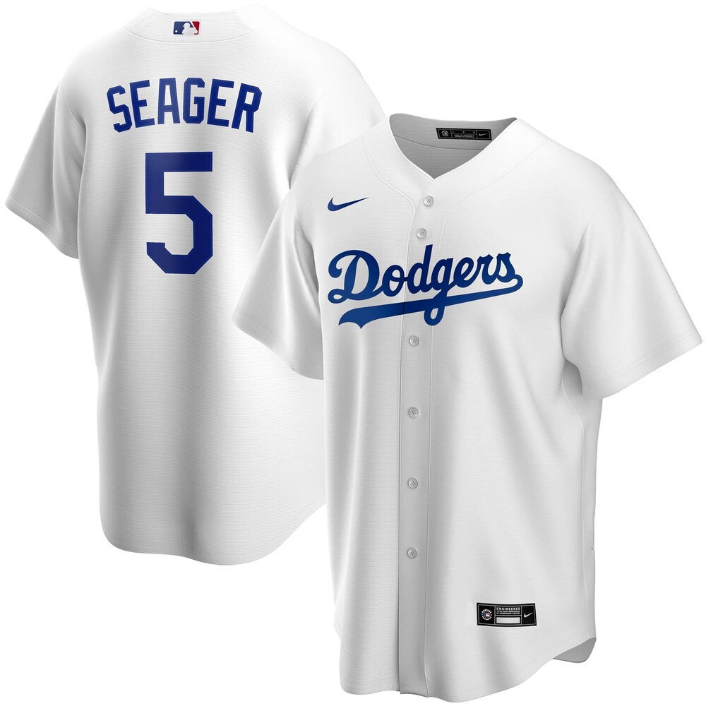 Corey Seager Los Angeles Dodgers Home 2020 Player Baseball Jersey - White