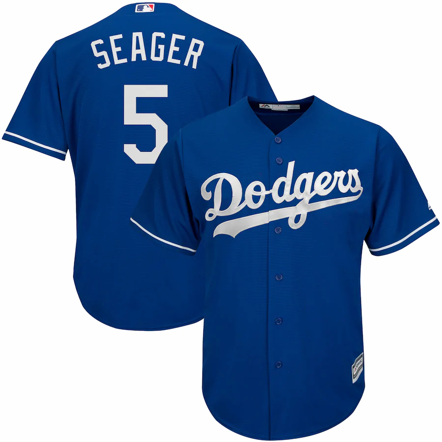 Corey Seager Los Angeles Dodgers Majestic Fashion Official Cool Base Player Baseball Jersey – Royal
