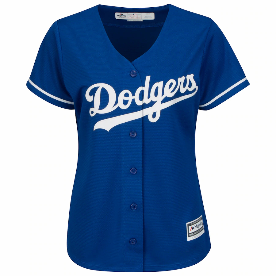 Alternative view of Corey Seager Los Angeles Dodgers Majestic Women's Cool Base Player Baseball Jersey -royal