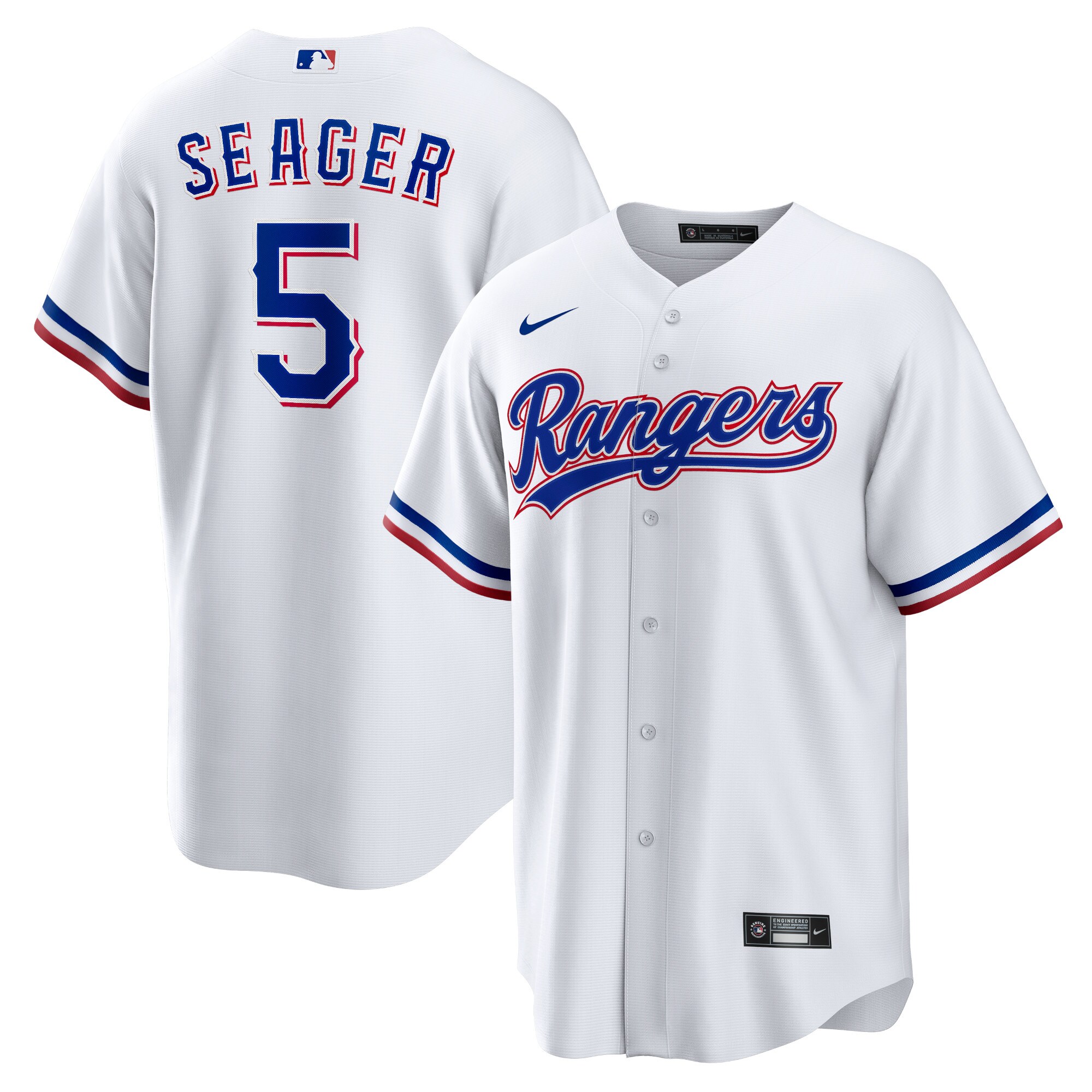 Corey Seager Texas Rangers Home Replica Player Baseball Jersey - White
