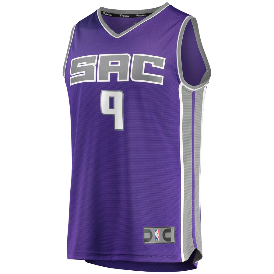 Alternative view of Cory Joseph Sacramento Kings Fanatics Branded Youth Fast Break Replica Player Basketball Jersey - Icon Edition - Purple