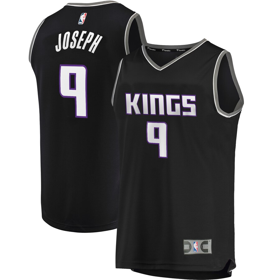 Cory Joseph Sacramento Kings Fanatics Branded Youth Fast Break Replica Player Basketball Jersey - Statement Edition - Black