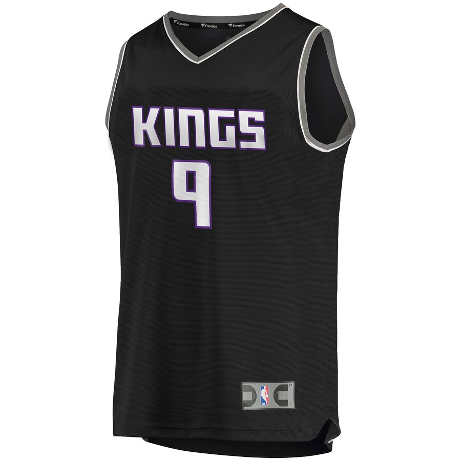 Alternative view of Cory Joseph Sacramento Kings Fanatics Branded Youth Fast Break Replica Player Basketball Jersey - Statement Edition - Black