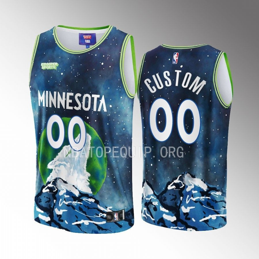 Custom Minnesota Timberwolves NBA & KidSuper Studios Unisex Hometown Basketball Jersey - JS644 