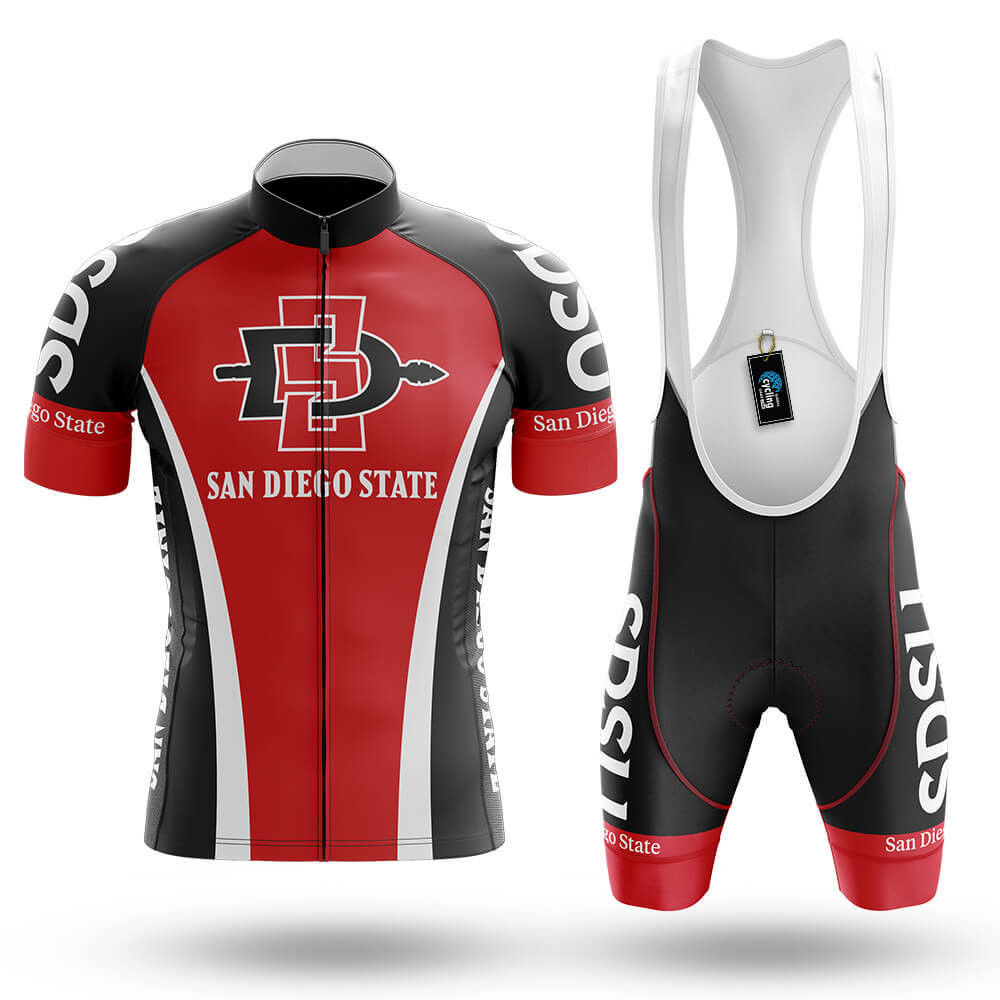 Alternative view of Custom San Diego State University - Men's Cycling Kit