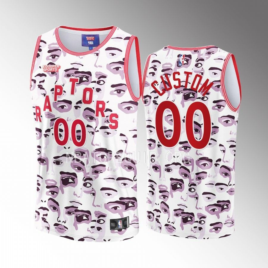 Custom Toronto Raptors NBA & KidSuper Studios Unisex Hometown Basketball Jersey - JS812 