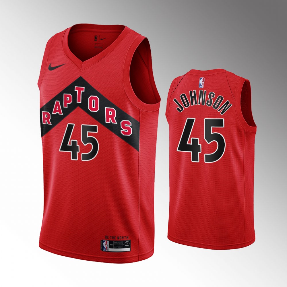 Dalano Banton Toronto Raptors 2021 Icon Edition Red 2021 Nba Draft Basketball Jersey