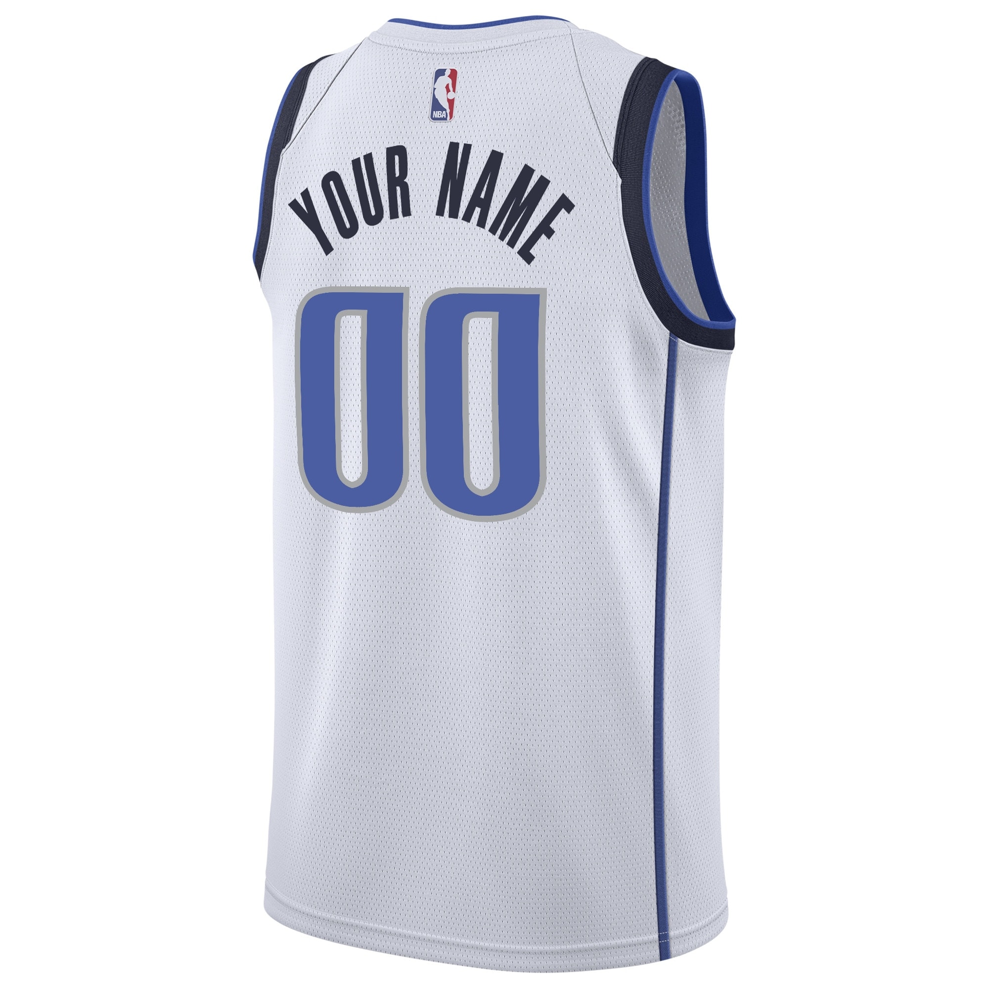 Alternative view of Dallas Mavericks Association Swingman Basketball Jersey - Custom - Youth - JS290 