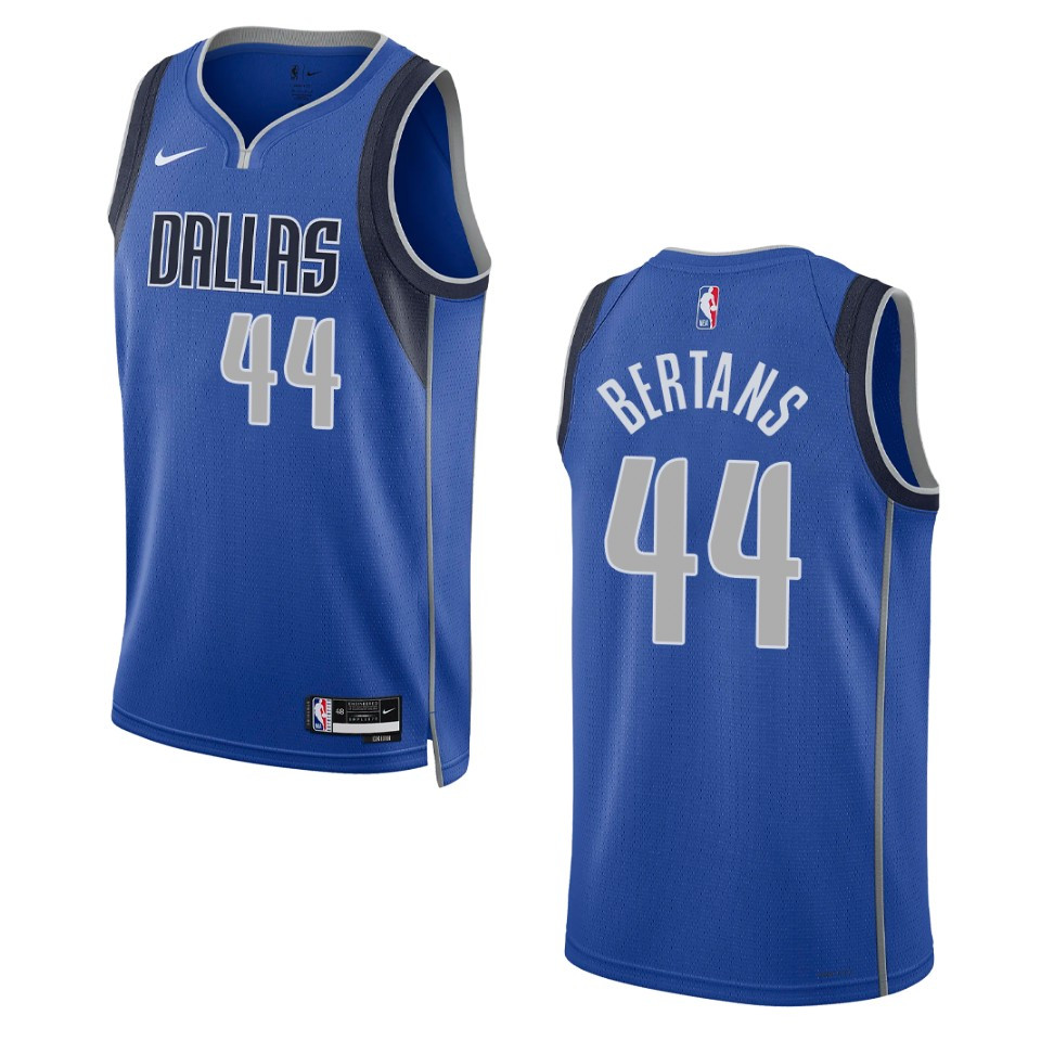Dallas Mavericks Davis Bertans 2022-23 Icon Edition Royal Swingman Jersey