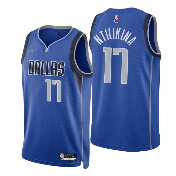 Dallas Mavericks Frank Ntilikina 75th Anniversary Diamond Basketball Jersey Icon