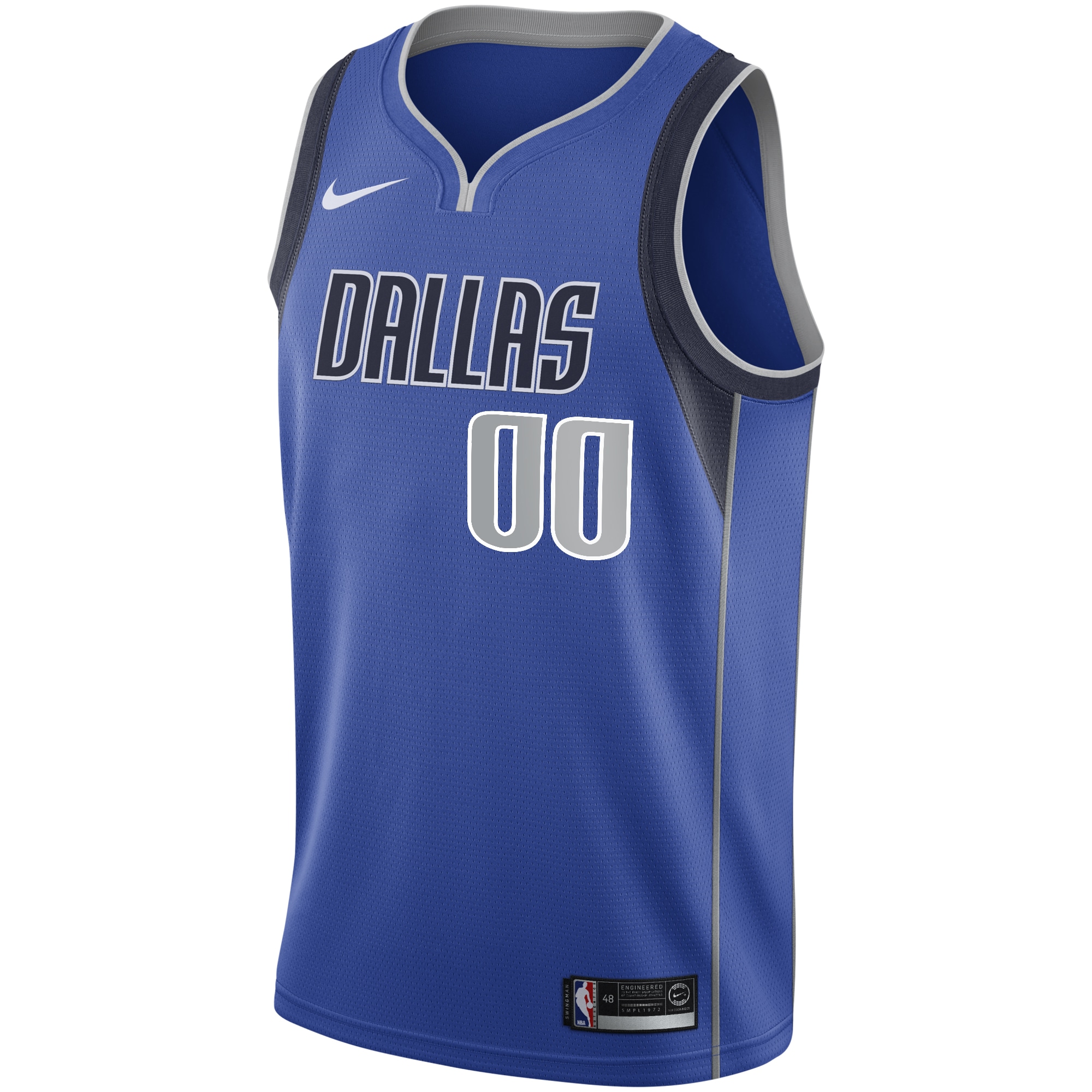 Alternative view of Dallas Mavericks Icon Swingman Basketball Jersey - Custom - Youth - JS456 