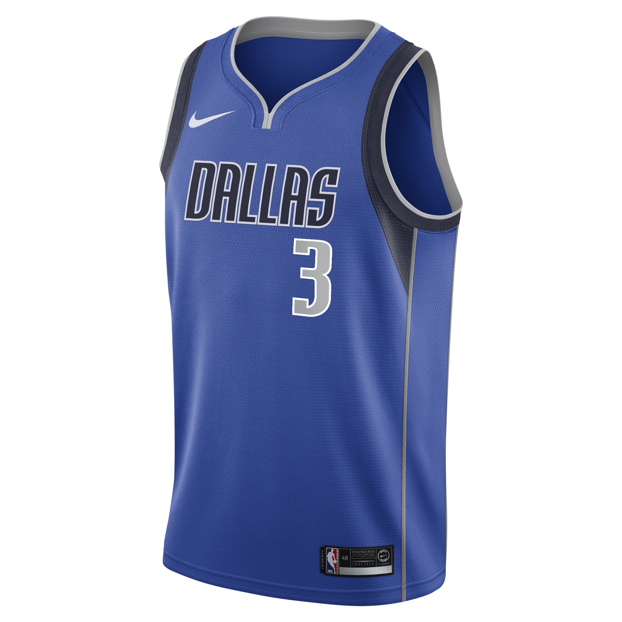 Alternative view of Dallas Mavericks Icon Swingman Basketball Jersey - Custom – Youth - JS526 