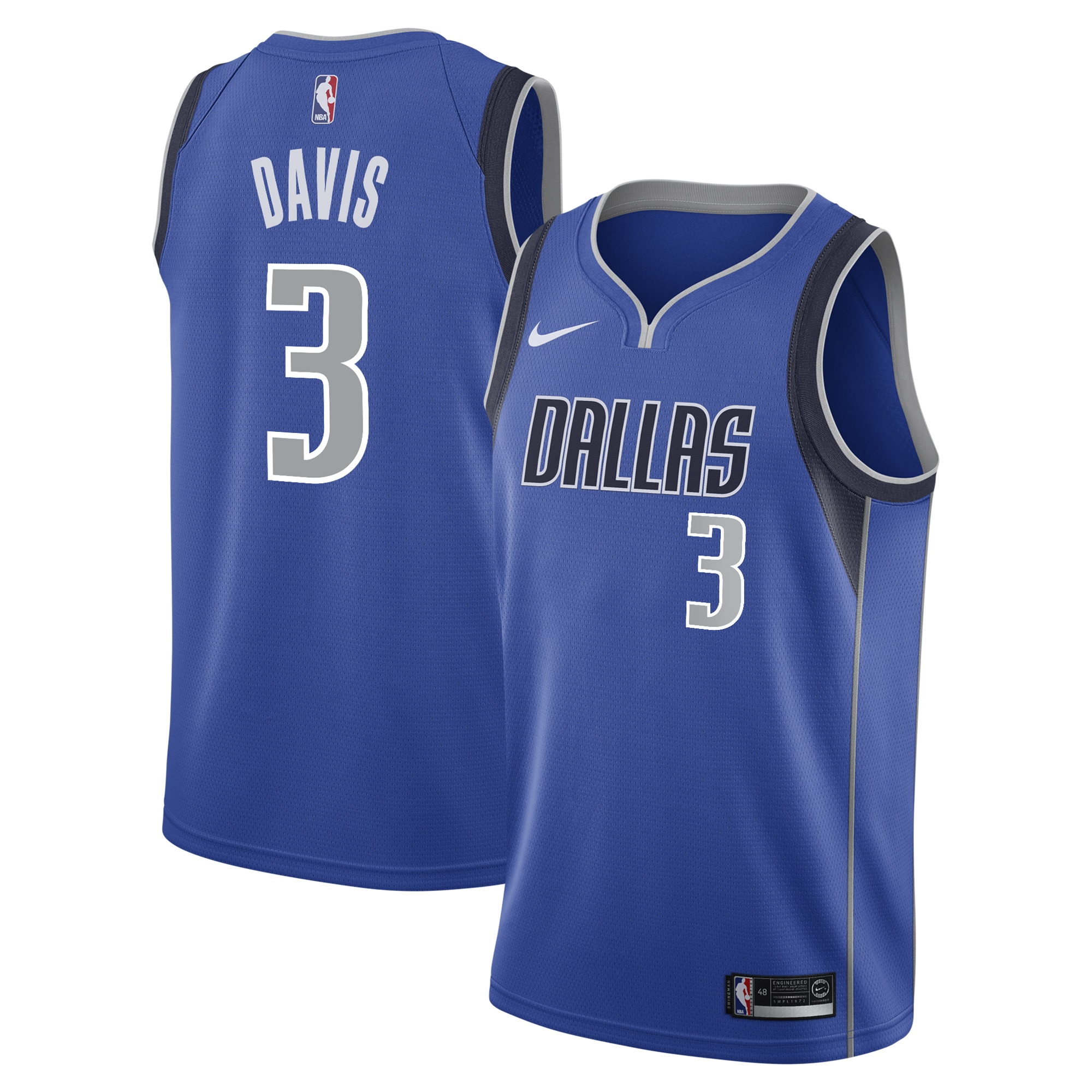 Dallas Mavericks Icon Swingman Basketball Jersey - Custom – Youth - JS526 