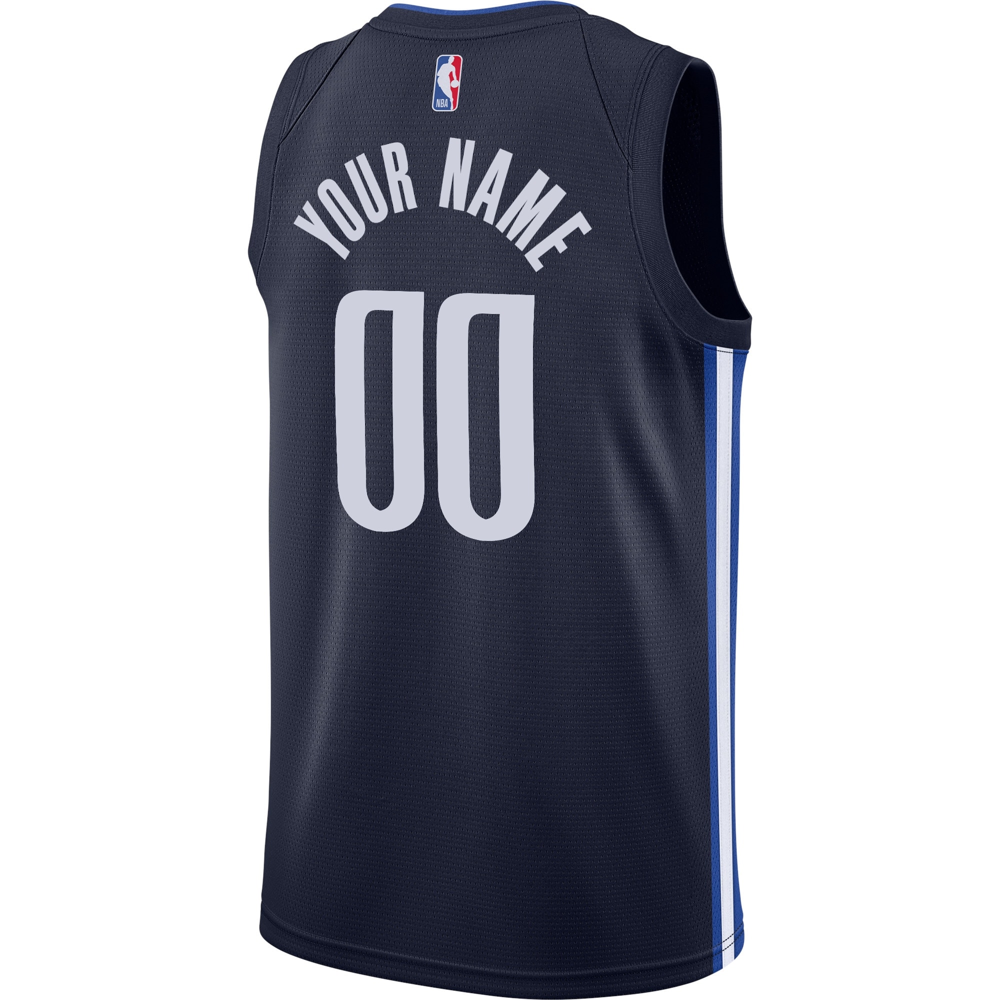 Alternative view of Dallas Mavericks Jordan Statement Swingman Basketball Jersey - Custom - Mens - JS764 