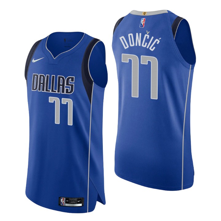 Dallas Mavericks Luka Doncic 2021-22 75th Anniversary Authentic Basketball Jersey Icon