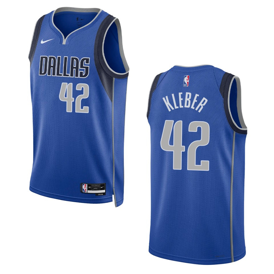 Dallas Mavericks Maxi Kleber 2022-23 Icon Edition Royal Swingman Basketball Jersey
