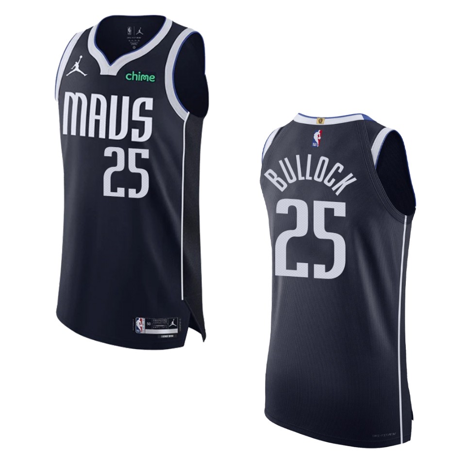 Dallas Mavericks Reggie Bullock 2022-23 Statement Edition Black Basketball Jersey