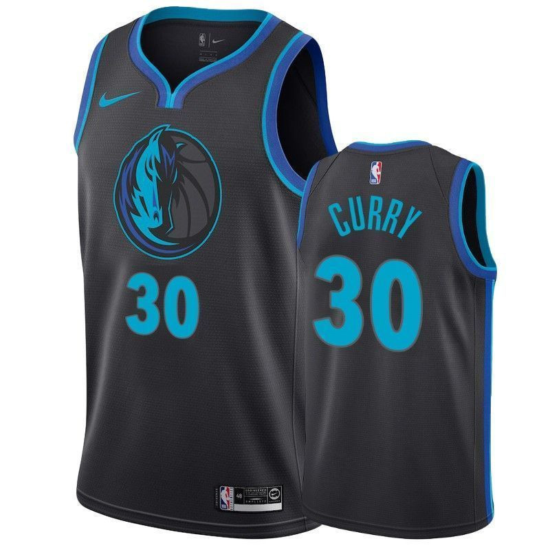 Dallas Mavericks Seth Curry 30 City Men's Basketball Jersey - JS450 