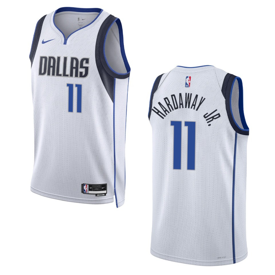 Dallas Mavericks Tim Hardaway Jr 2022-23 Association Edition White Swingman Basketball Jersey