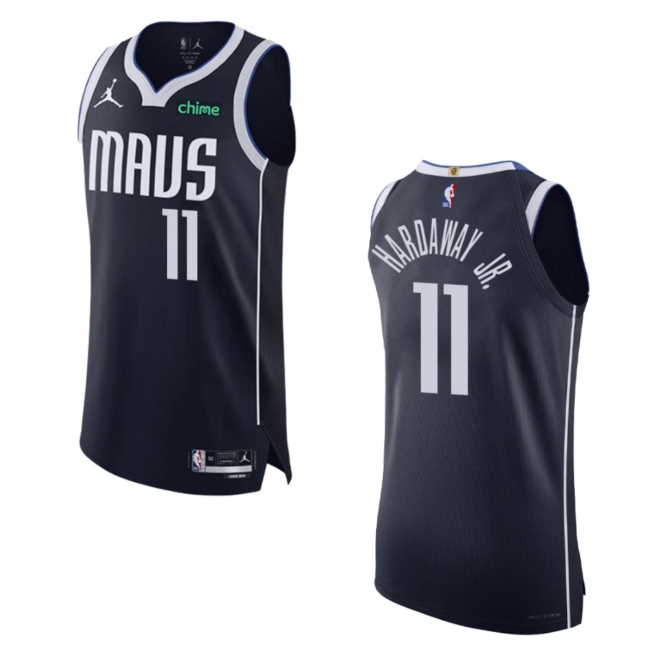 Dallas Mavericks Tim Hardaway Jr 2022-23 Statement Edition Black Basketball Jersey