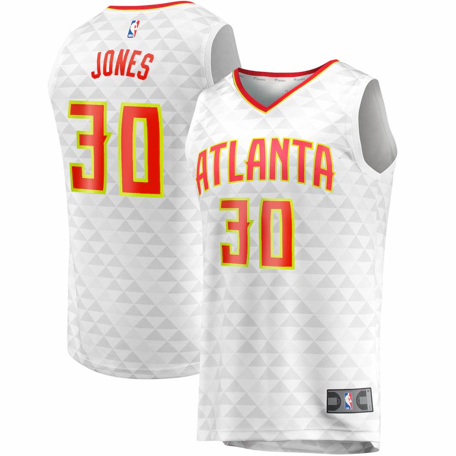 Damian Jones Atlanta Hawks Fanatics Branded Fast Break Player Replica Basketball Jersey - Association Edition - White