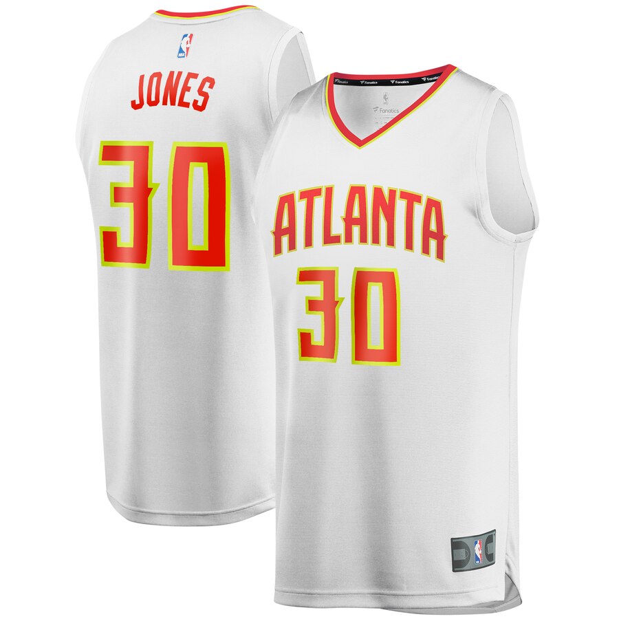 Damian Jones Atlanta Hawks Fanatics Branded Youth Fast Break Replica Player Basketball Jersey - Association Edition - White