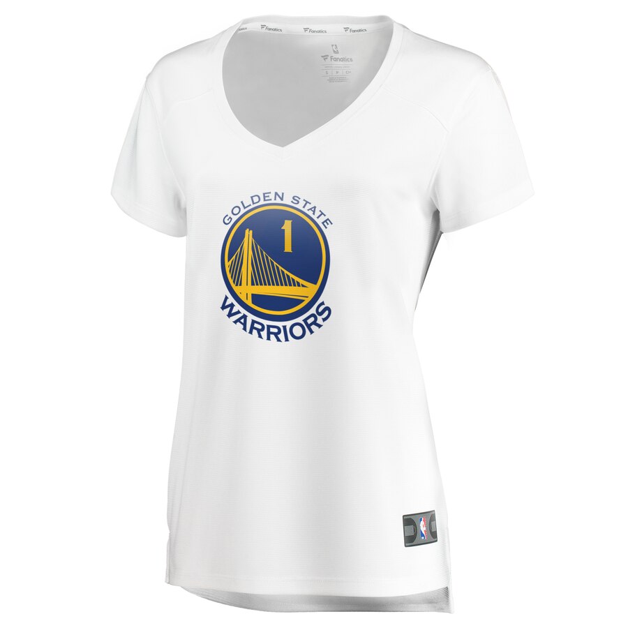 Alternative view of Damion Lee Golden State Warriors Fanatics Branded Women's Fast Break Replica Basketball Jersey - Association Edition - White