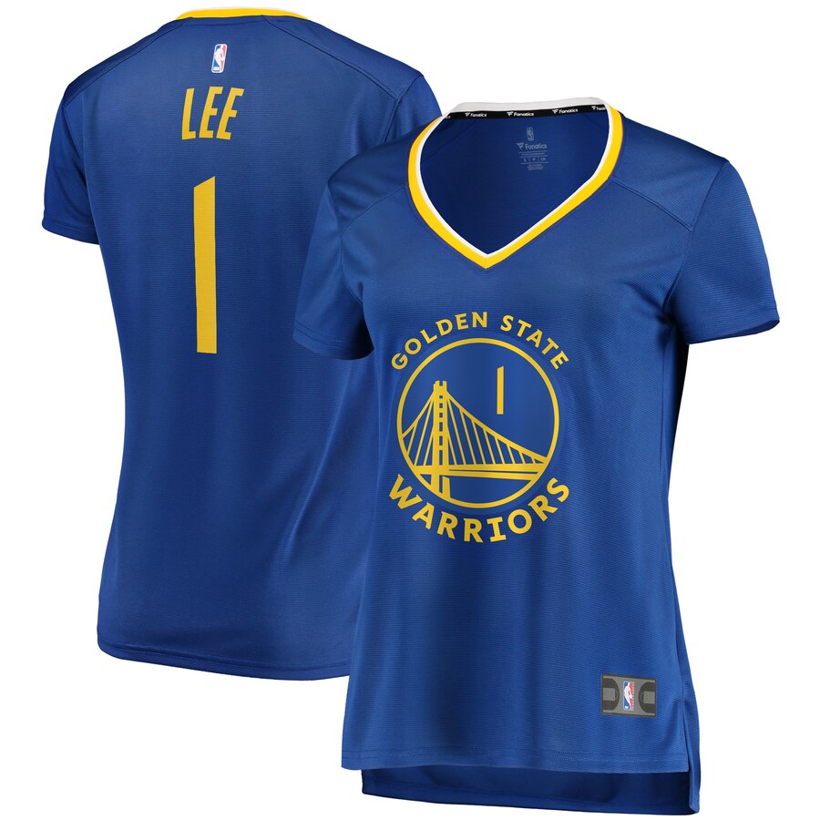Damion Lee Golden State Warriors Fanatics Branded Women's Fast Break Replica Player Basketball Jersey - Icon Edition - Royal