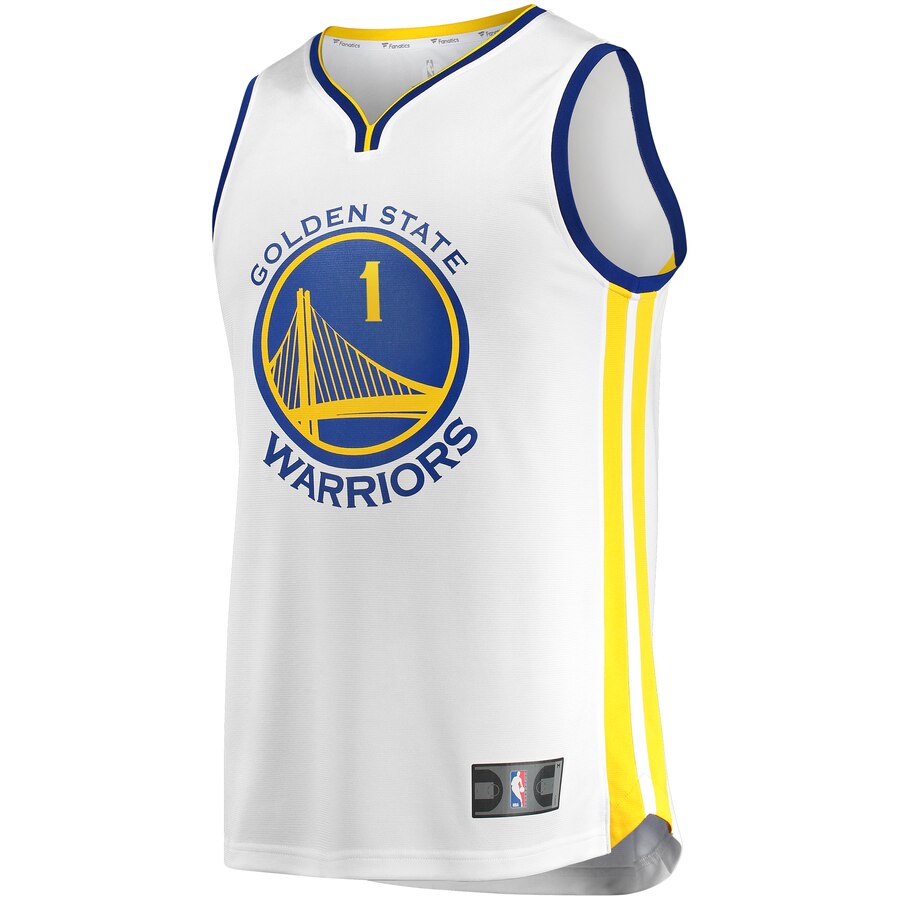 Alternative view of Damion Lee Golden State Warriors Fanatics Branded Youth Fast Break Replica Player Basketball Jersey - Association Edition - White