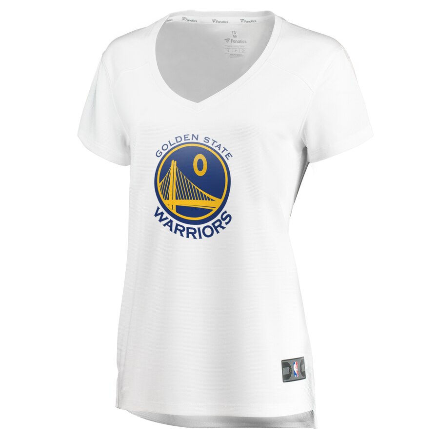 Alternative view of D'angelo Russell Golden State Warriors Fanatics Branded Women's Fast Break Replica Basketball Jersey - Association Edition - White
