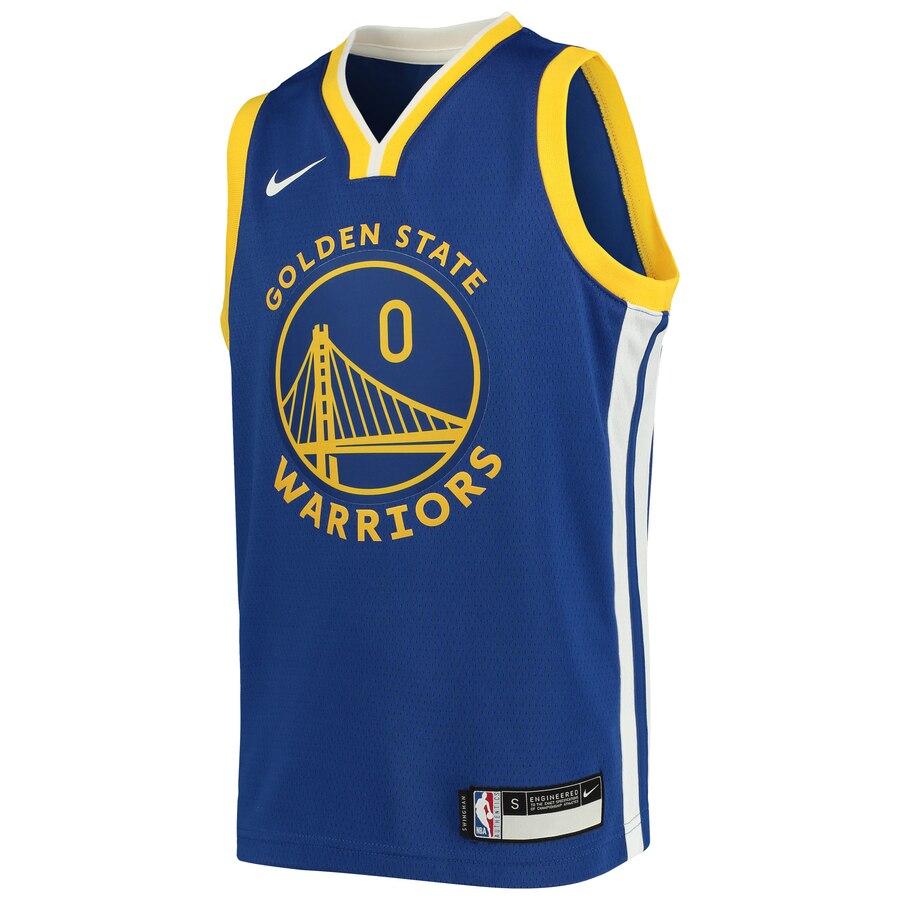 Alternative view of Dangelo Russell Golden State Warriors Youth Swingman Basketball Jersey - Icon Edition - Royal