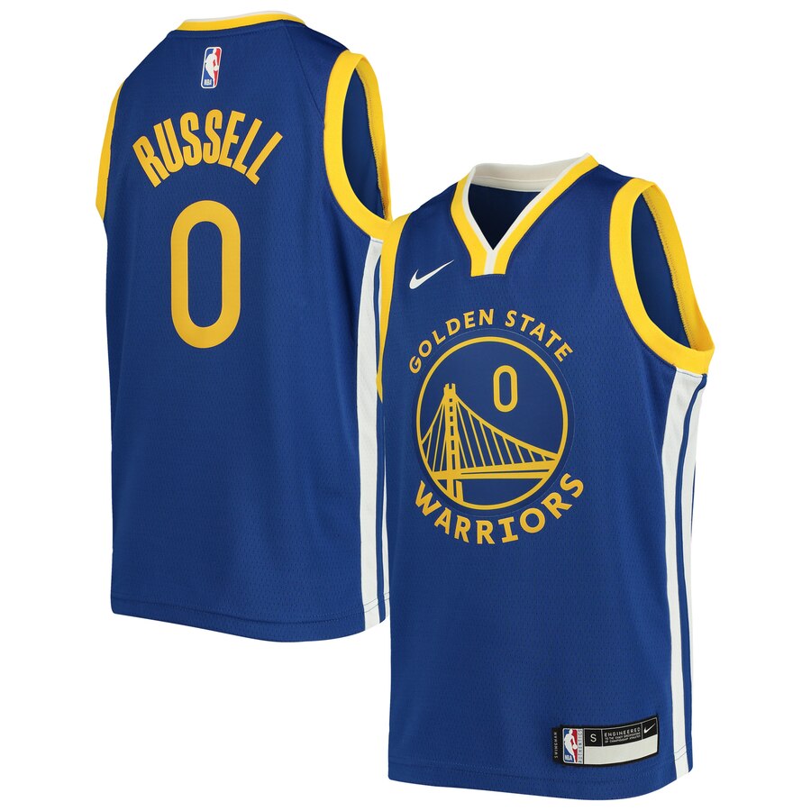 Dangelo Russell Golden State Warriors Youth Swingman Basketball Jersey - Icon Edition - Royal