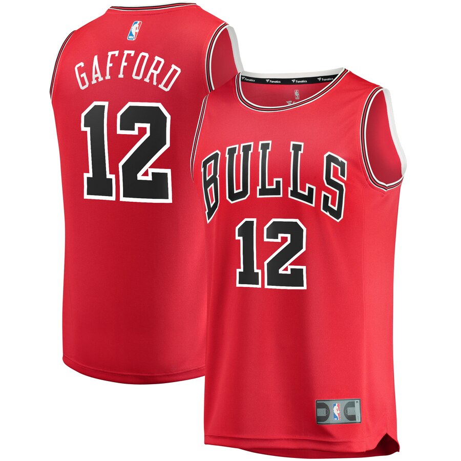 Daniel Gafford Chicago Bulls Fanatics Branded Fast Break Replica Basketball Jersey Red - Icon Edition