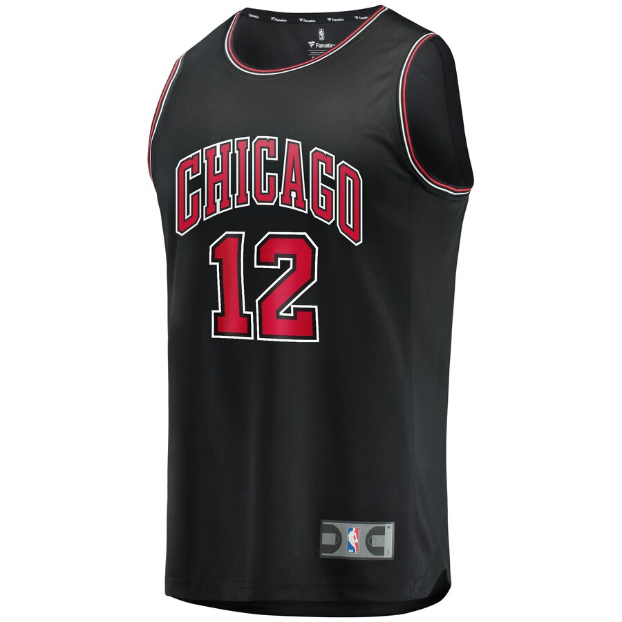 Alternative view of Daniel Gafford Chicago Bulls Fanatics Branded Youth Fast Break Replica Basketball Jersey Black - Statement Edition