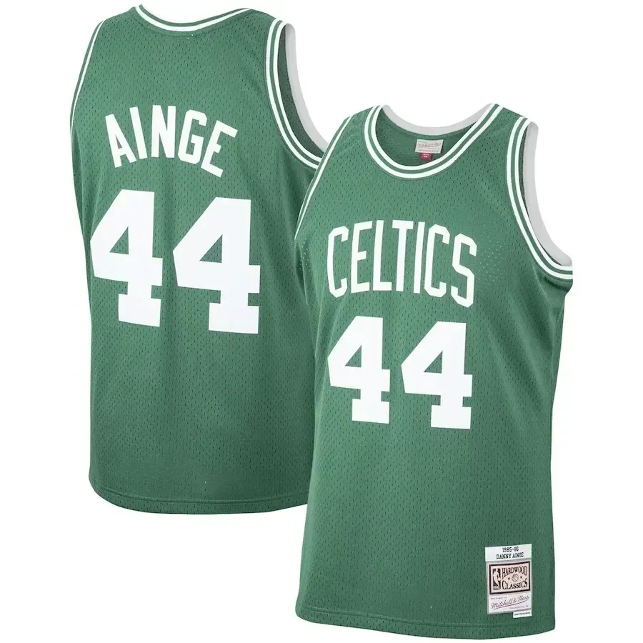 Danny Ainge Boston Celtics Mitchell & Ness 1985-86 Hardwood Classics Swingman Player Basketball Jersey - Kelly Green - JS947 