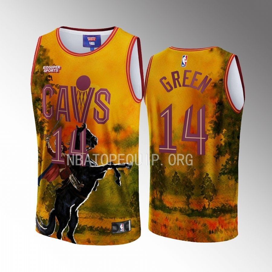 Danny Green 14 Cleveland Cavaliers NBA & KidSuper Studios Unisex Hometown Basketball Jersey - JS511