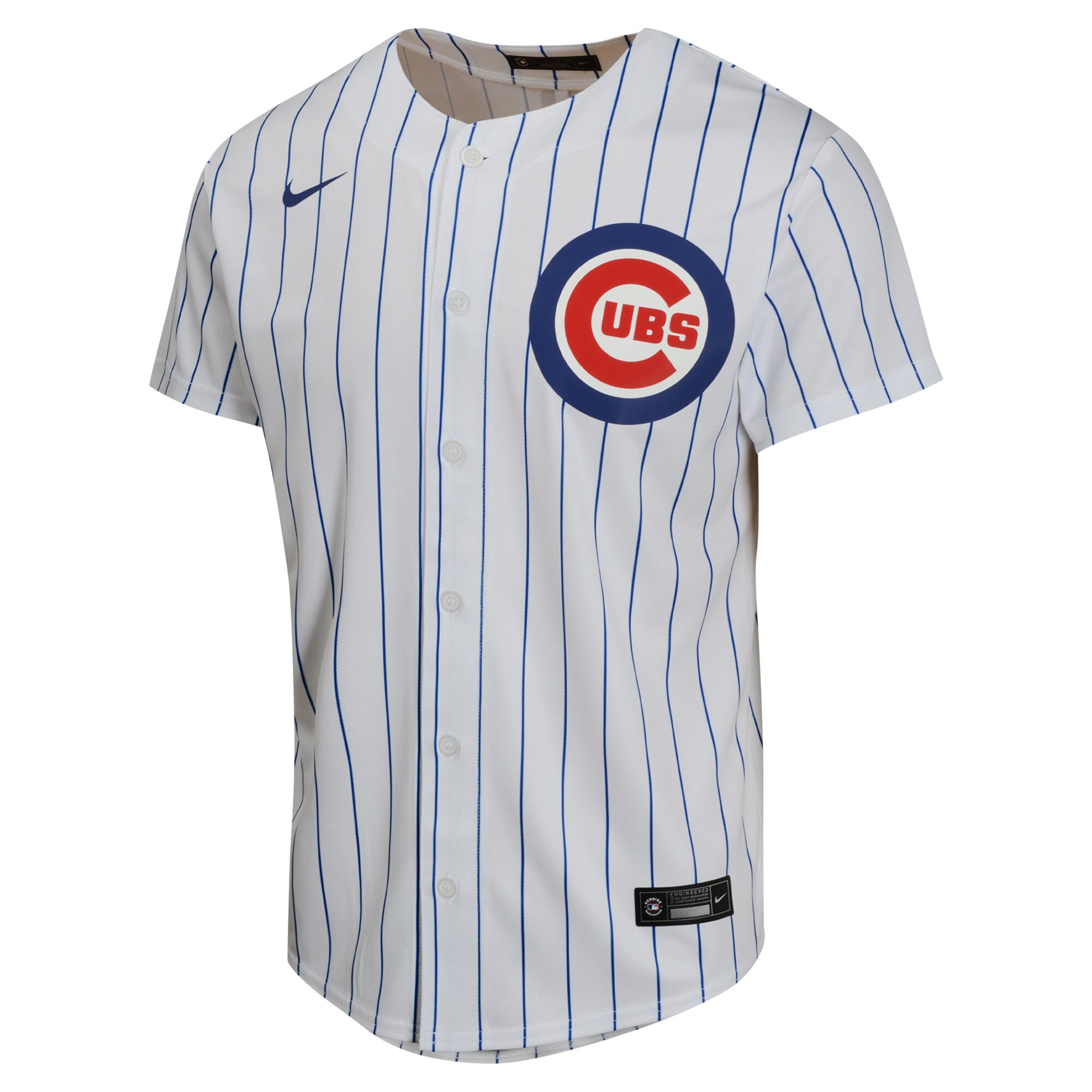 Alternative view of Dansby Swanson Chicago Cubs Youth Home Game Player Jersey - White