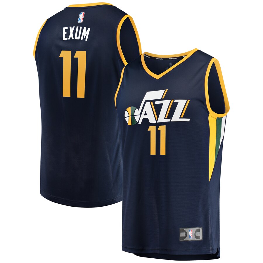 Dante Exum Utah Jazz Fanatics Branded Fast Break Replica Player Basketball Jersey - Icon Edition - Navy