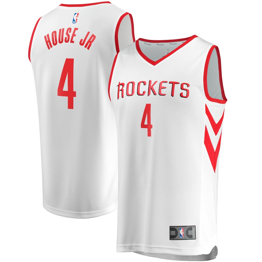 Danuel House Jr. Houston Rockets Fanatics Branded Youth Fast Break Replica Player Basketball Jersey - Association Edition - White