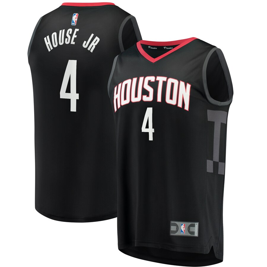 Danuel House Jr. Houston Rockets Fanatics Branded Youth Fast Break Replica Player Basketball Jersey - Statement Edition - Black