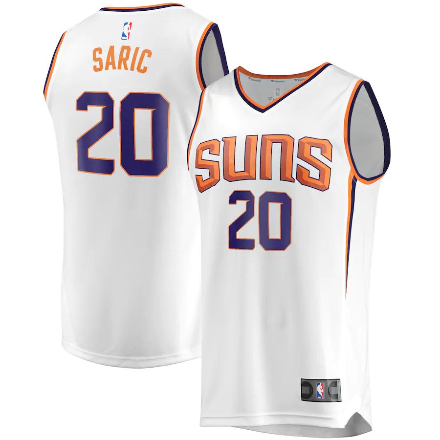 Dario Saric Phoenix Suns Fanatics Branded Fast Break Player Replica Jersey - Association Edition - White