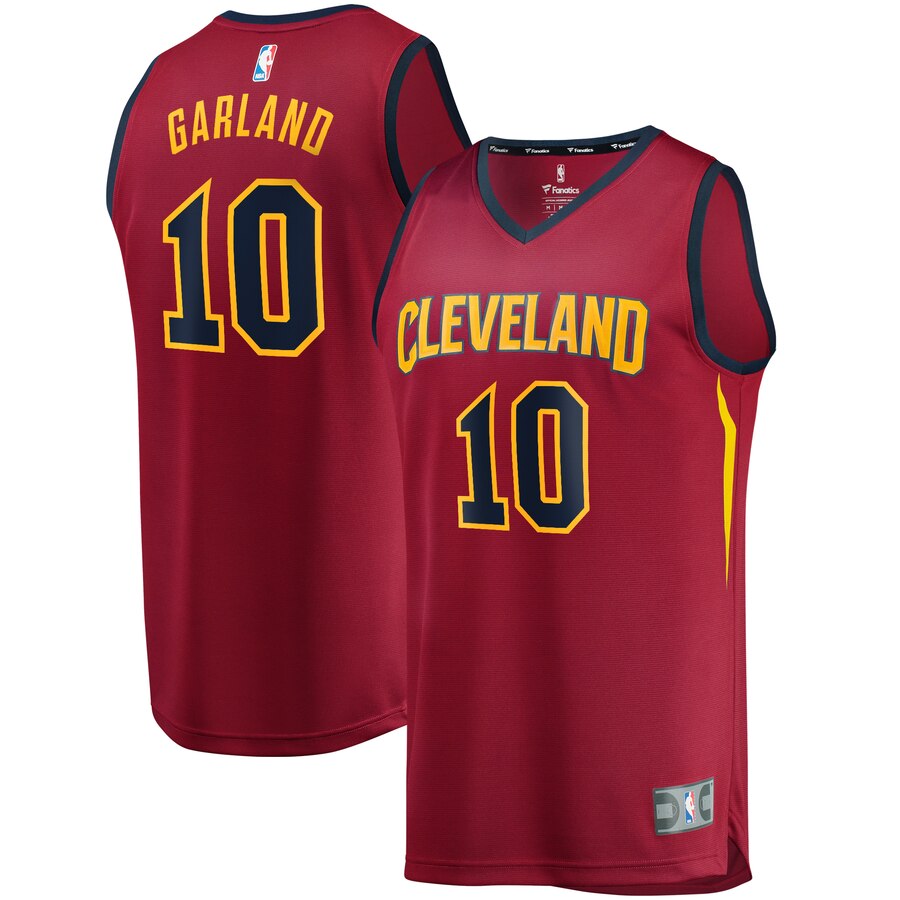 Darius Garland Cleveland Cavaliers Fanatics Branded 2019 Nba Draft First Round Pick Fast Break Replica Basketball Jersey Wine - Icon Edition