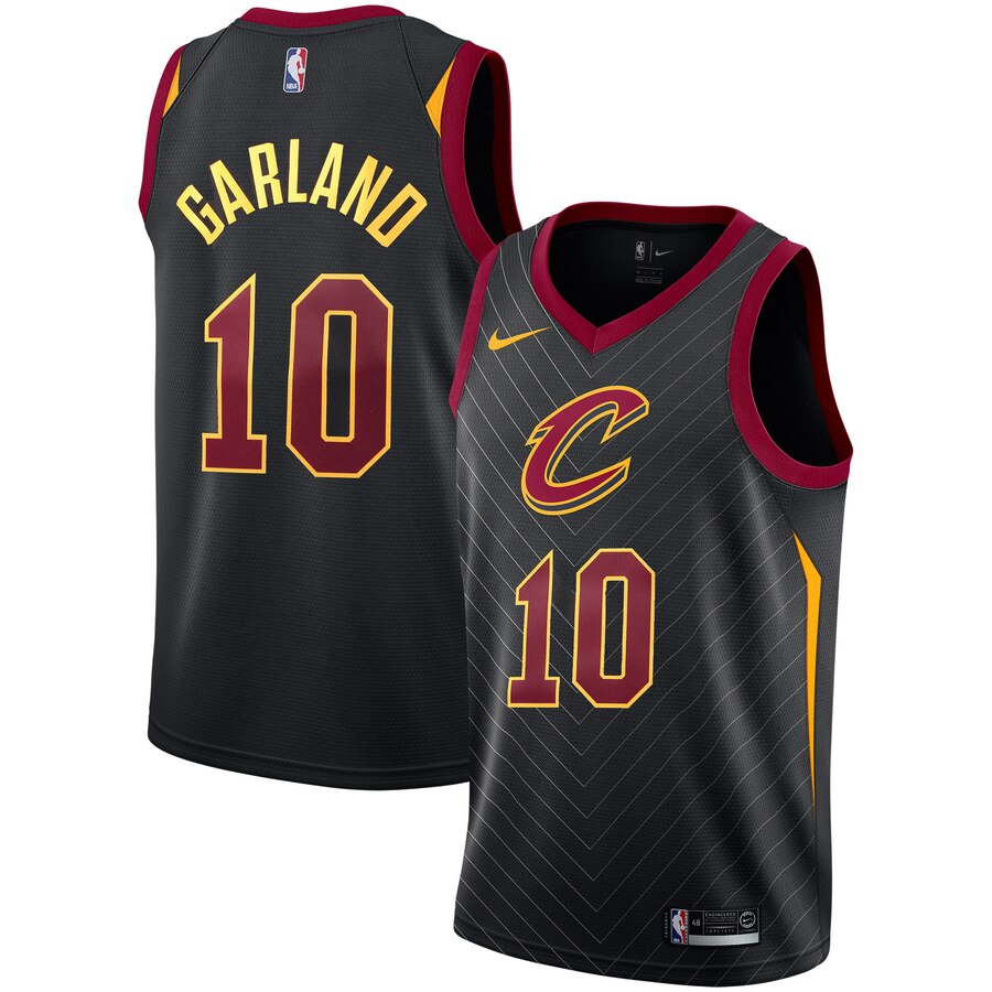 Darius Garland Cleveland Cavaliers Swingman Basketball Jersey - Statement Edition - Black