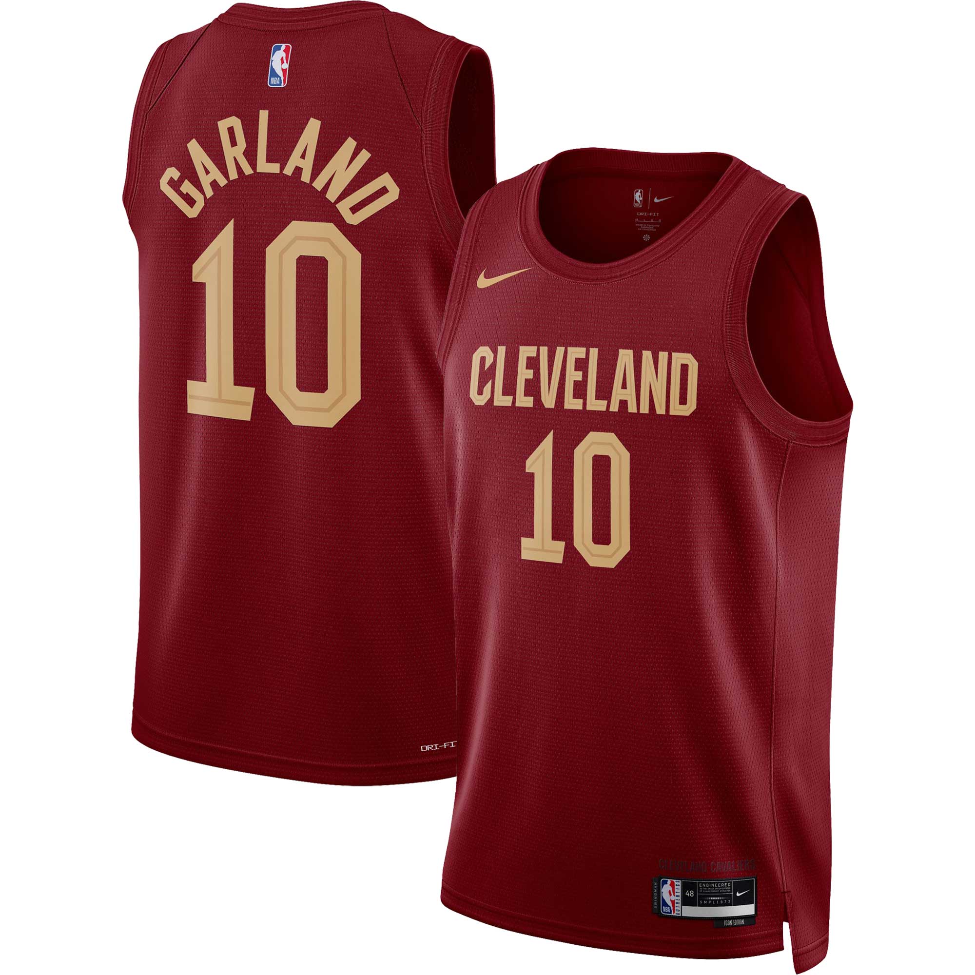 Darius Garland Cleveland Cavaliers Unisex Swingman Basketball Jersey - Icon Edition - Wine